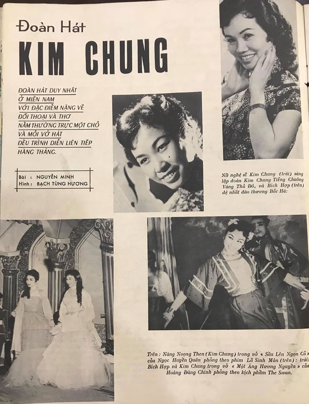 Quảng cáo đoàn cải lương Kim Chung