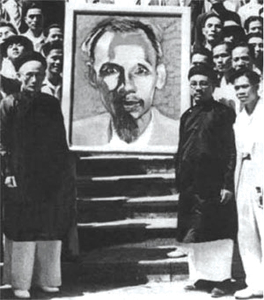 Bức tranh Bác Hồ được ông Đỗ Đình Thiện mua