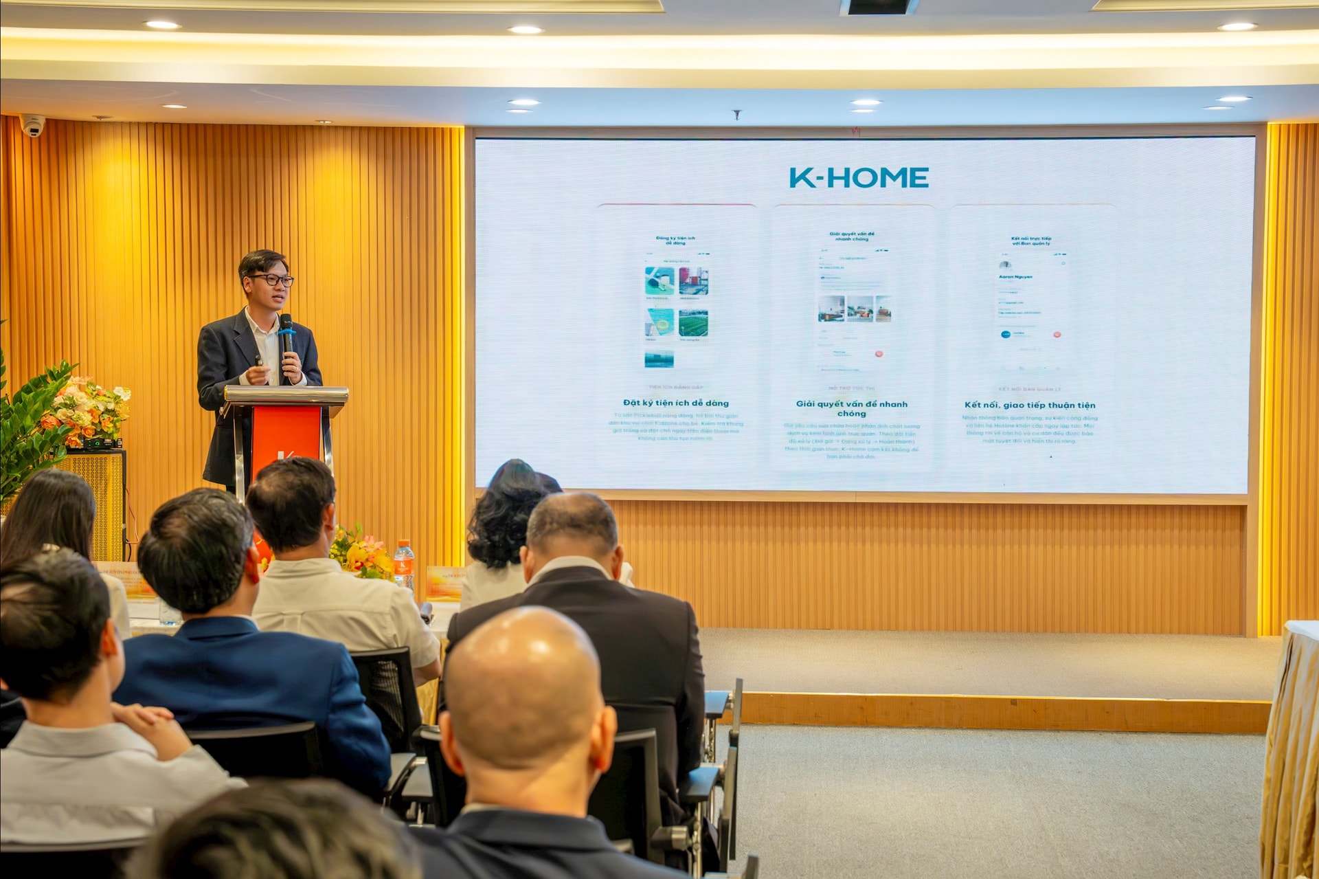 Ảnh 3 Ông Lê Hoàng Nhật, đại diện AirCity chia sẻ về nền tảng công nghệ, giá trị cốt lõi và năng lực thực tiễn của công ty