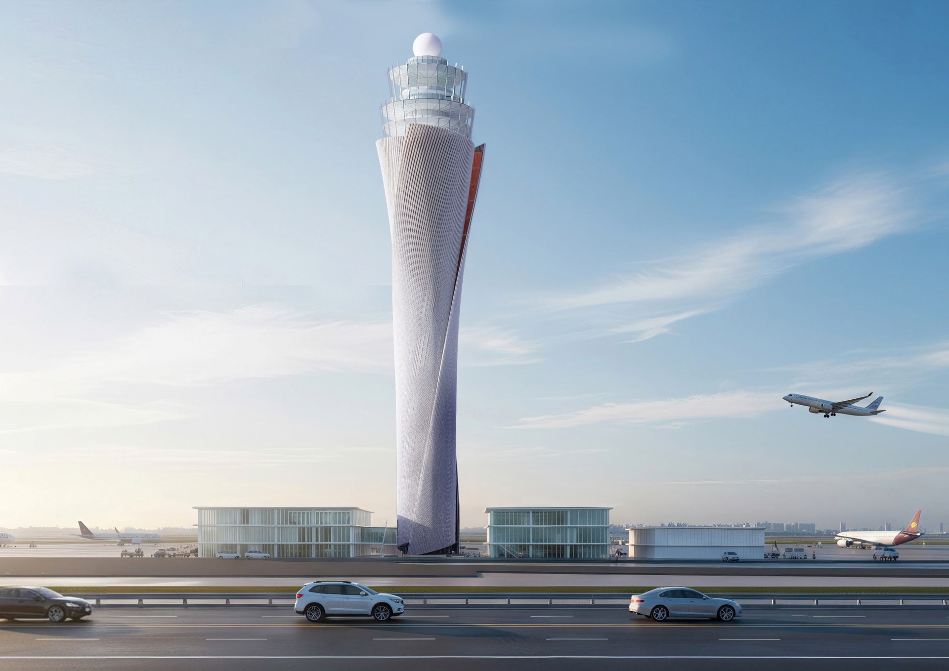 Anh minh hoa phoi canh Dai kiem soat khong luu SB Gia Binh