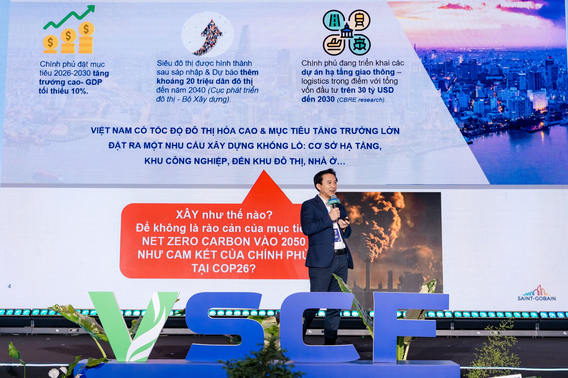 ông Nguyễn Trường Hải - Tổng Giám đốc Saint-Gobain Việt Nam chia sẻ tại sự kiện