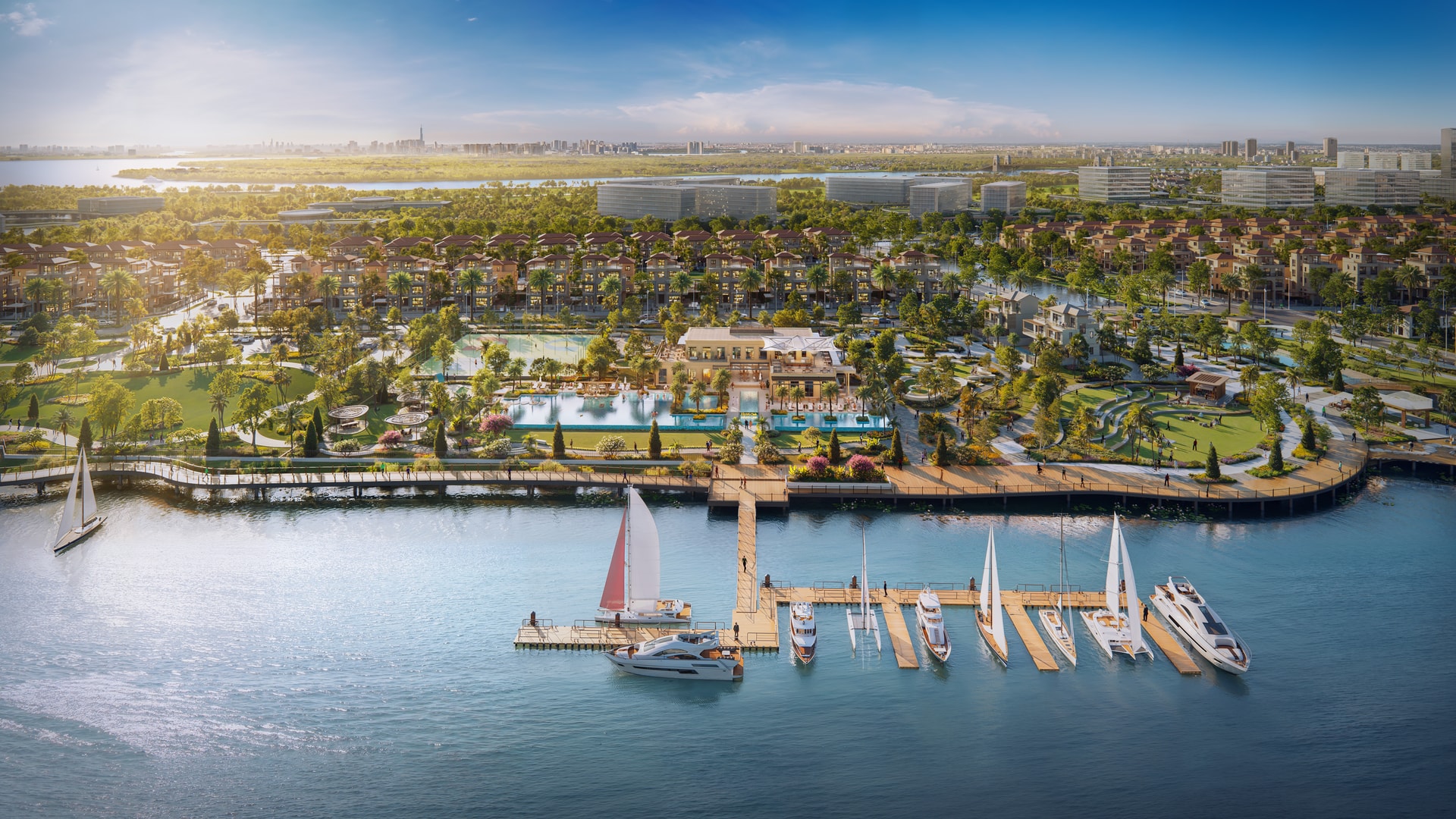 Quy hoạch của Elyse Island đề cao sự tĩnh tại, riêng tư, hài hòa thiên nhiên