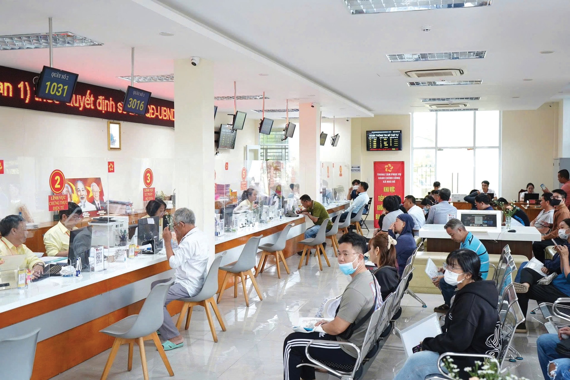 Trung tâm Phục vụ Hành chính công tại xã Nhà Bè 3