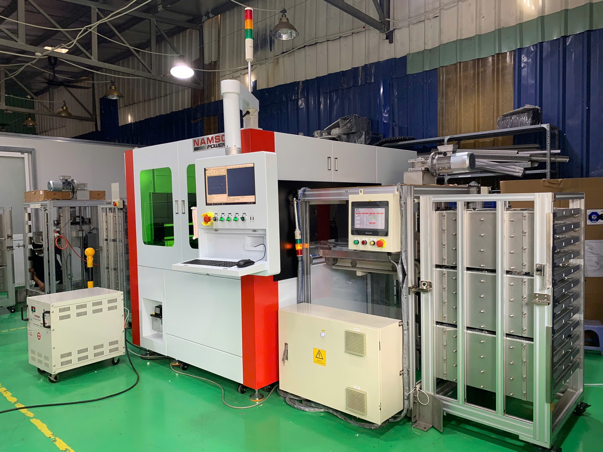 Hình dự án Hệ thống cắt ceramic tự động, công suất tối đa 6kw, xuất sang Nhật Bản