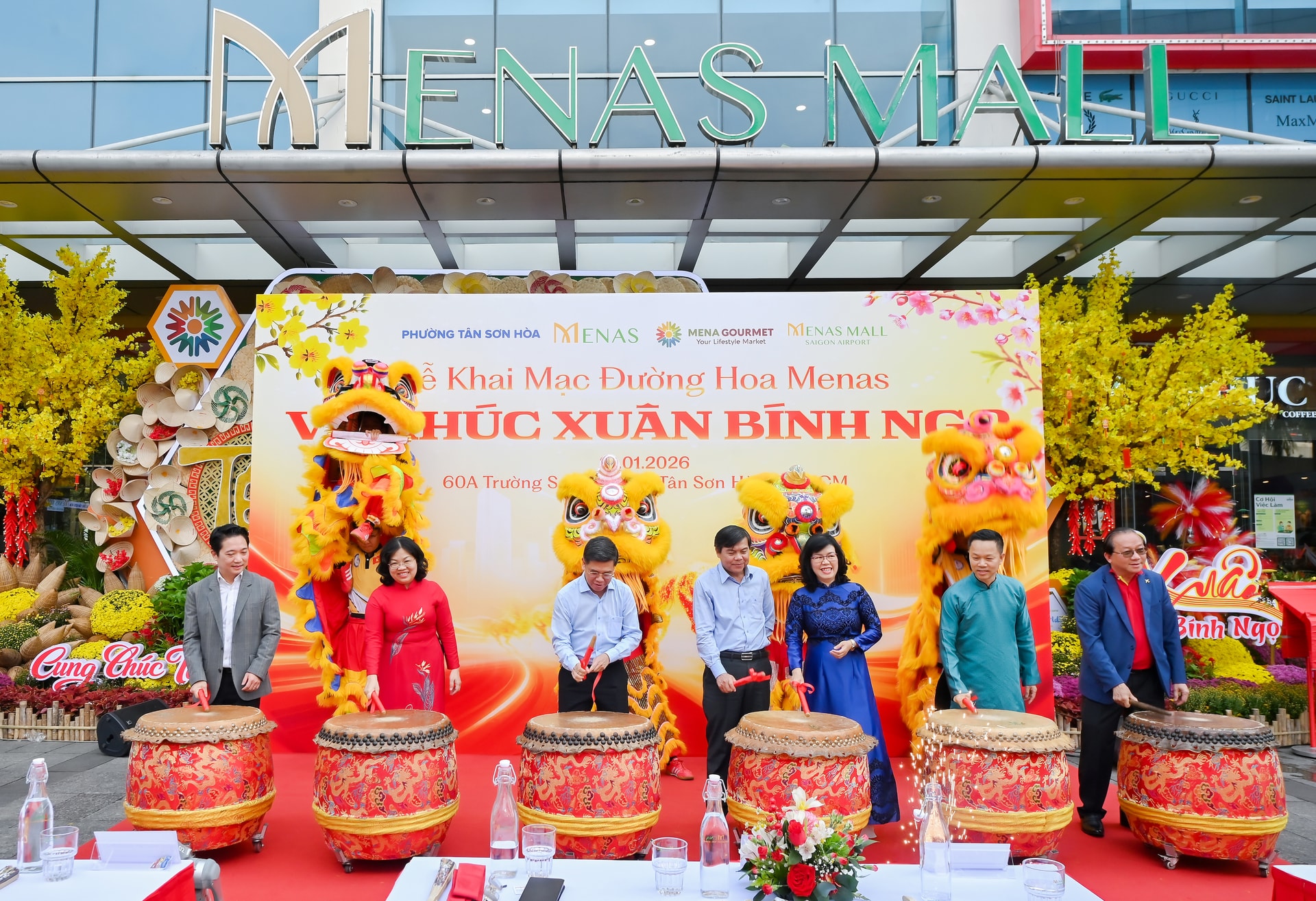 Khai mạc Đường hoa Xuân phường Tân Sơn Hòa