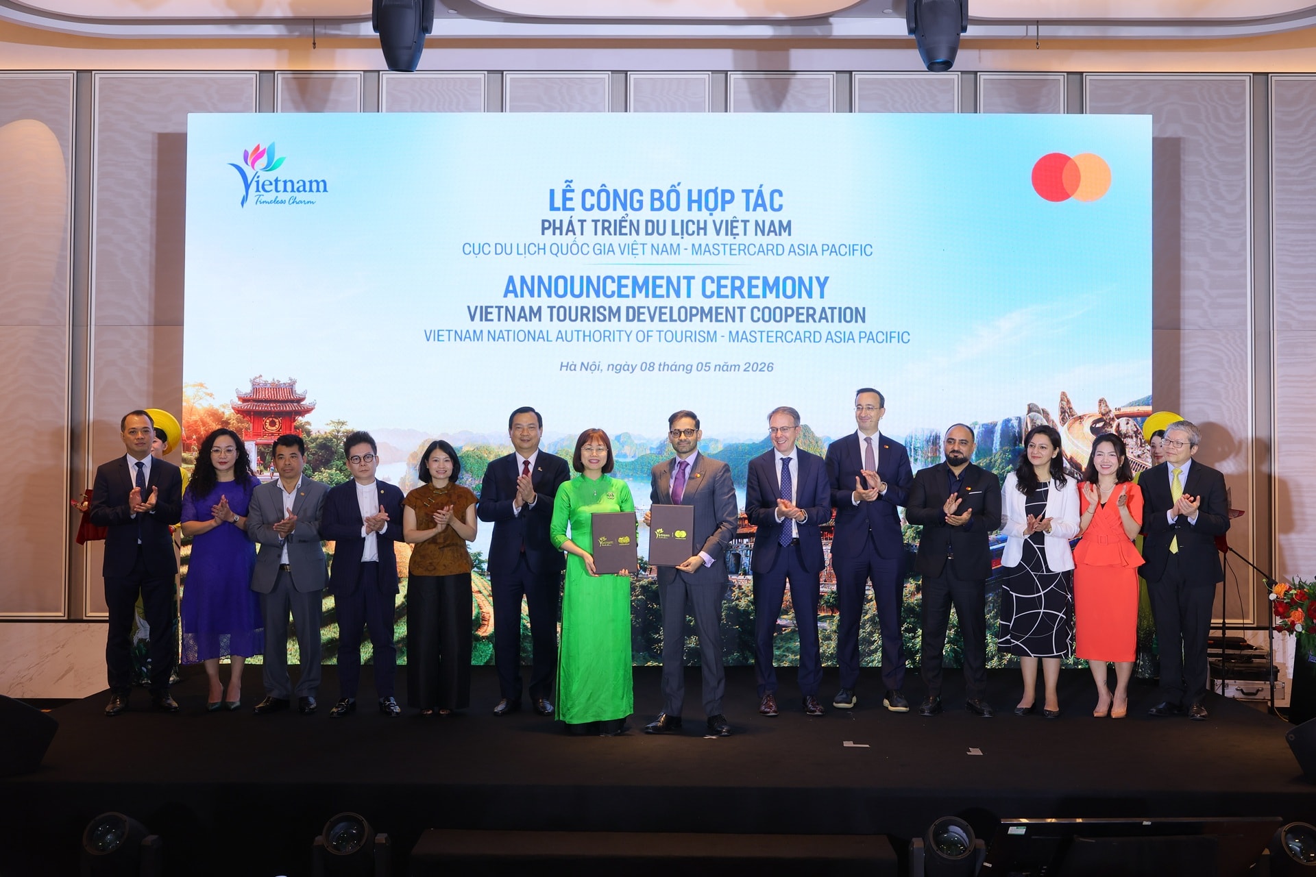Lễ công bố hợp tác phát triển du lịch Việt Nam giữa Cục Du lịch Quốc gia Việt Nam và Mastercard