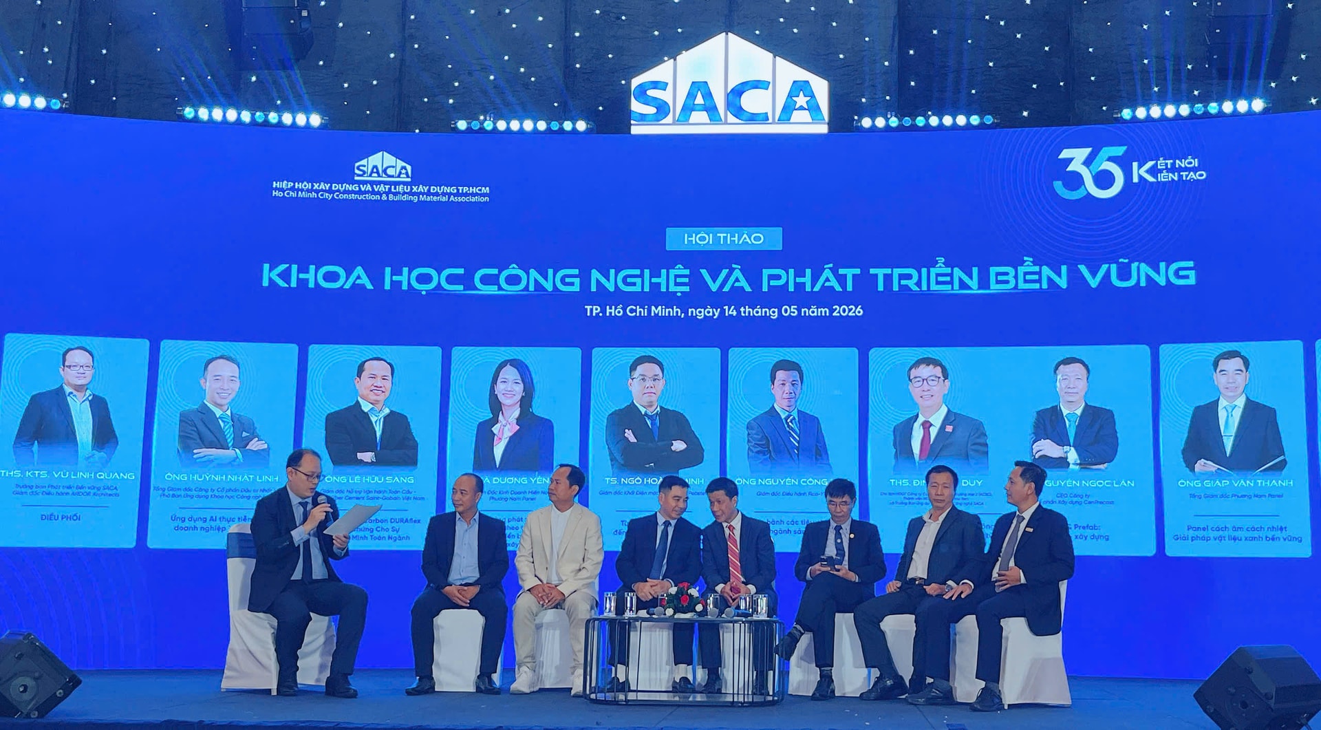 Các diễn giả tham gia phiên thảo luận chiều ngày 14.5