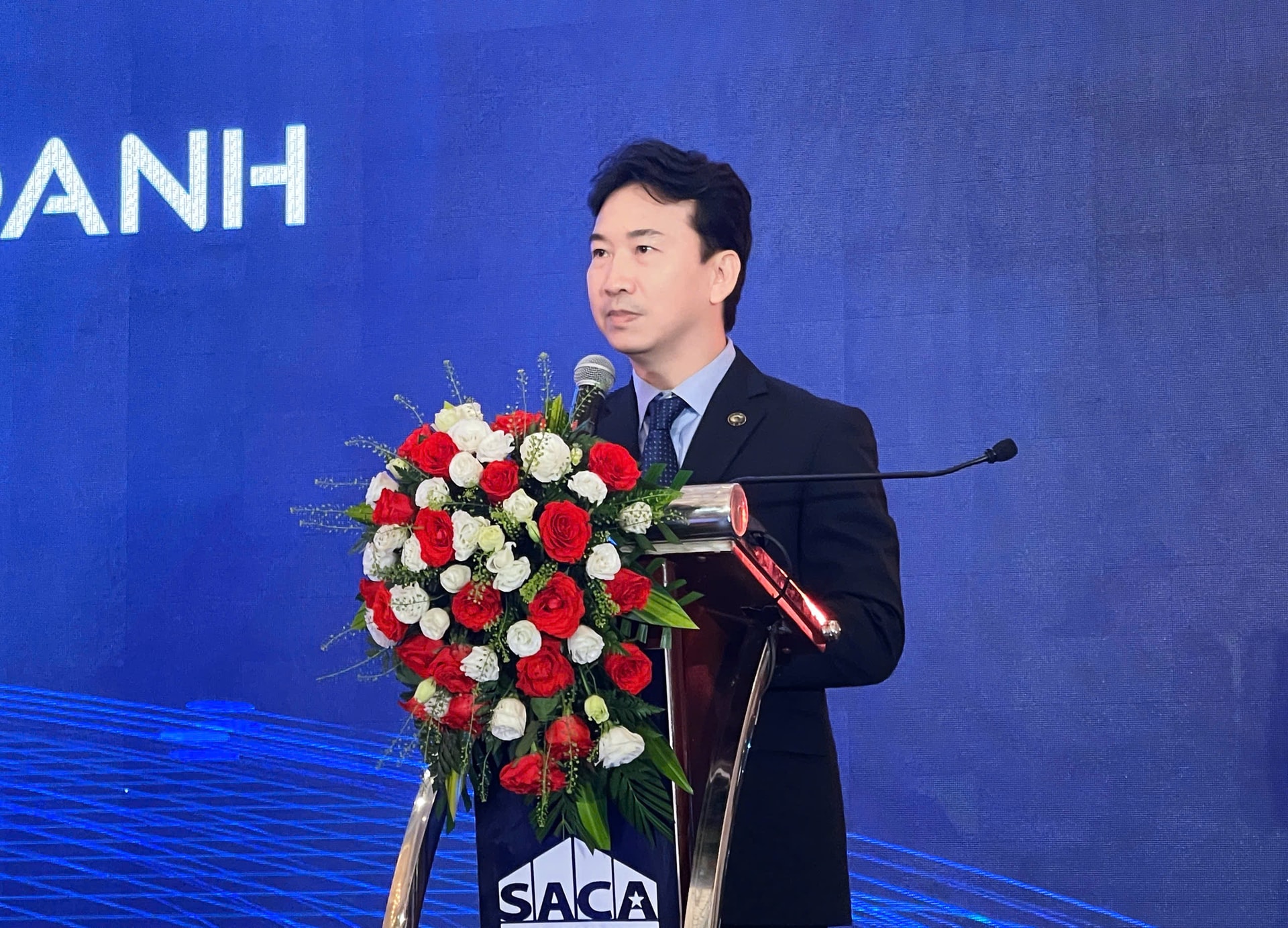 Ông Ngô Hoài Đức - Phó Chủ tịch kiêm Tổng Thư ký SACA - phát biểu khai mạc