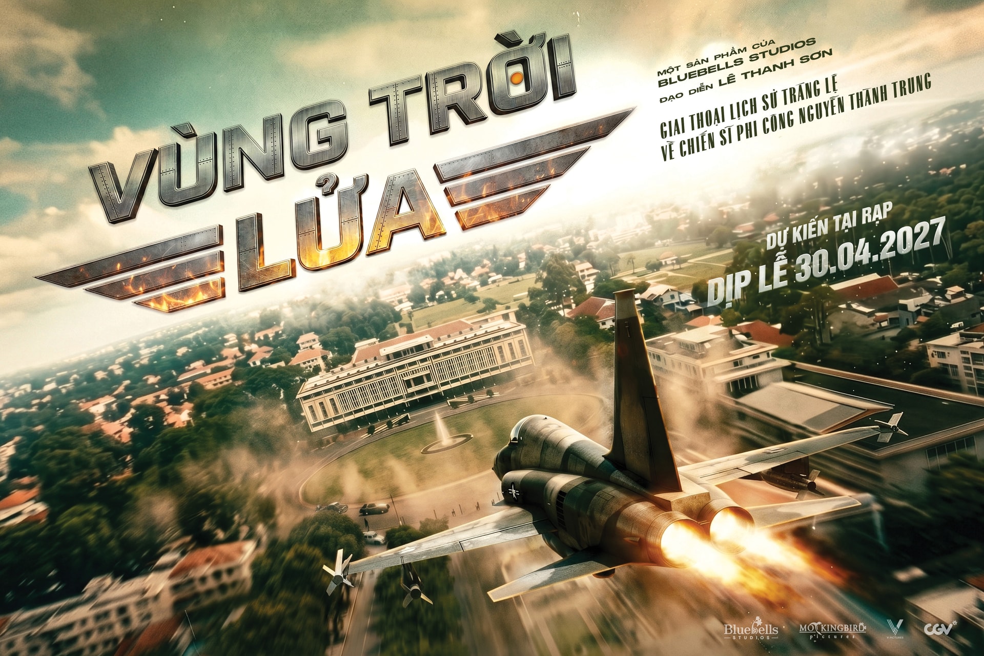 Poster phim Vung trời lửa giới thiệu tại LHP Cannes 2026