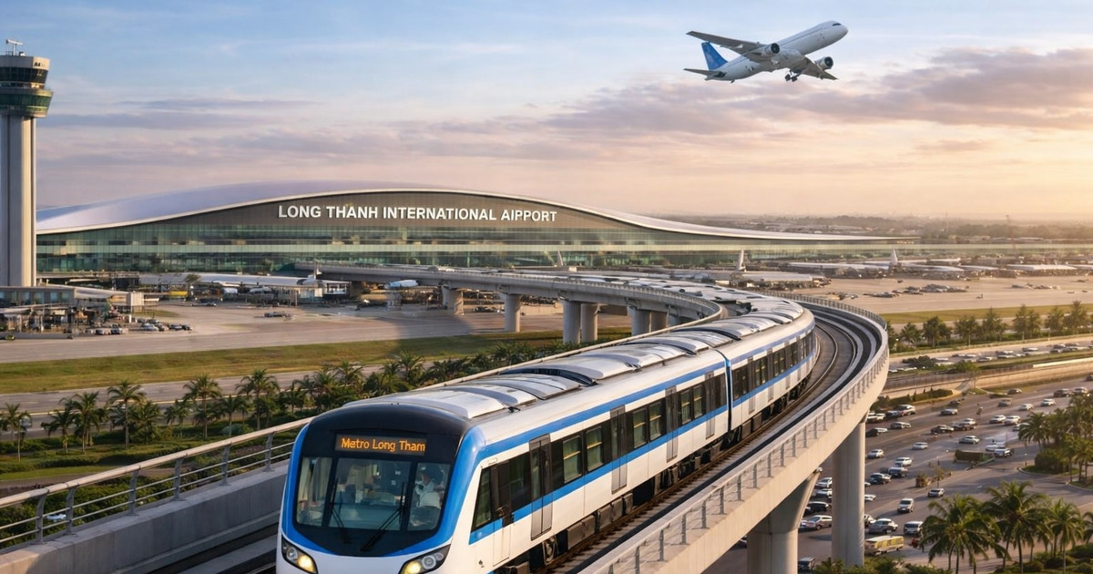 Metro connection concept for Long Thanh International Airport