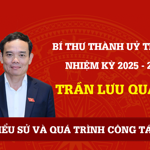 Tiểu sử Bí thư Trung ương Đảng, Bí thư Thành uỷ TP.HCM Trần Lưu Quang