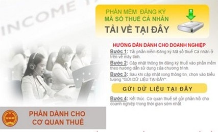 Có thể đăng ký thuế TNCN qua Internet