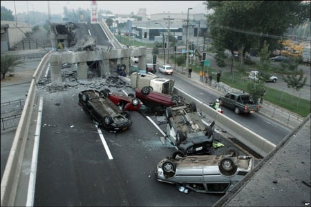 Động đất ở Chile mạnh hơn 100 lần ở Haiti