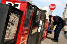 Ngành báo chí Mỹ làm ăn sa sút