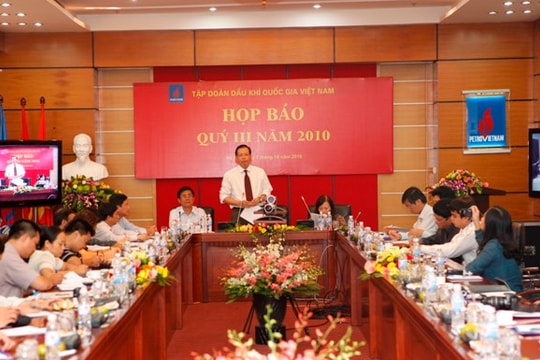 Tập đoàn dầu khí Việt Nam: Họp báo quý III năm 2010