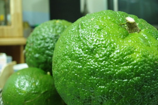 Cam sành gọt vỏ còn the