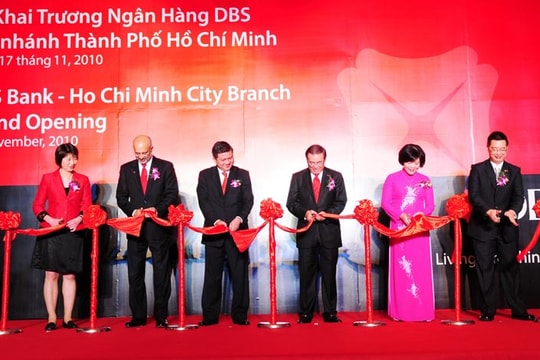 Khai trương chi nhánh Ngân hàng DBS tại TP.HCM