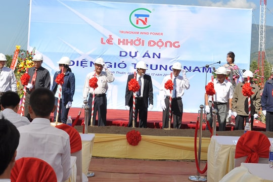 Dự án phong điện - Ninh Thuận khởi công