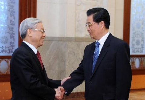 Việt-Trung thỏa thuận nguyên tắc giải quyết vấn đề trên biển