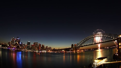 2012 bắt đầu với pháo hoa rực rỡ