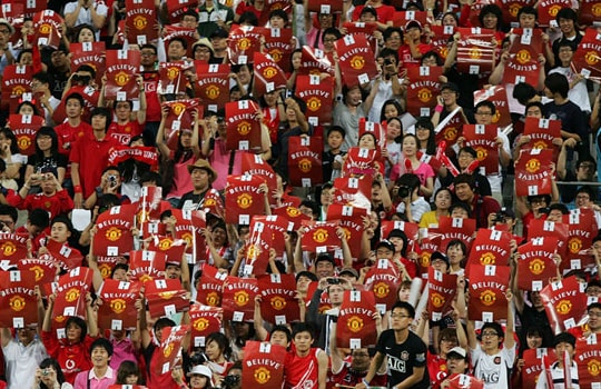 Manchester United có số fan hâm mộ lớn nhất thế giới