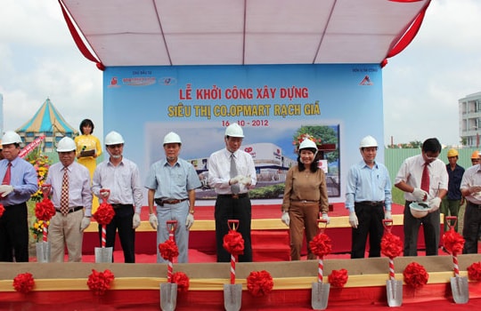 Khởi công xây dựng Co.op Mart Rạch Giá