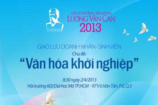 Giao lưu doanh nhân - sinh viên: Văn hóa khởi nghiệp