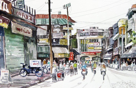 Hà Nội qua ký họa của Etcetera Nguyễn