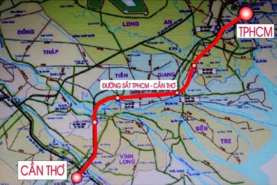3,6 tỉ đô la Mỹ xây đường sắt TP.HCM - Cần Thơ