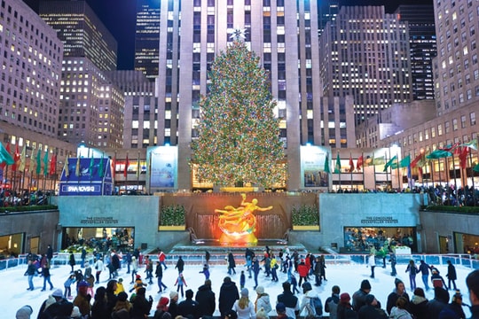 Cây thông Noel của tỷ phú Rockefeller