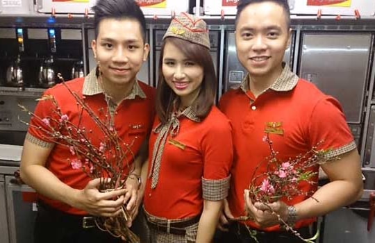 VietJetAir vận chuyển mai, đào dịp Tết Giáp Ngọ