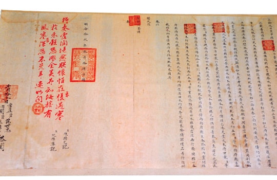 UNESCO công nhận Châu bản triều Nguyễn là Di sản Tư liệu