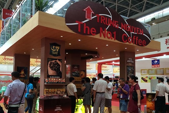 Trung Nguyên tham gia Hội chợ CAEXPO 2014