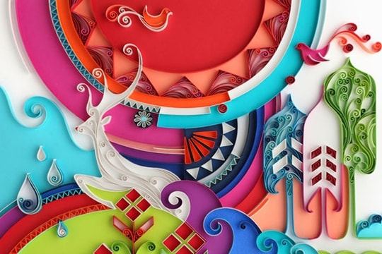 Yulia Brodskaya – Tuyệt vời tranh giấy cuộn