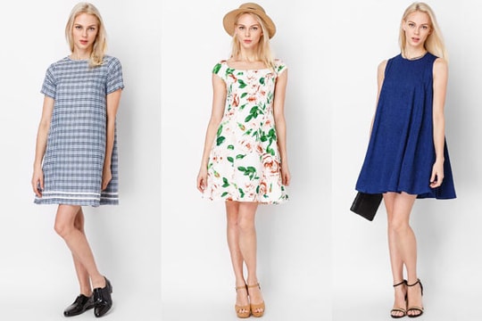 Nổi bật trên phố với áo đầm đẹp