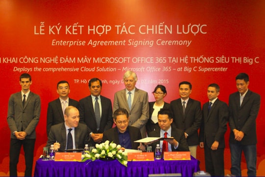 Hệ thống siêu thị Big C trang bị Office 365 của Microsoft