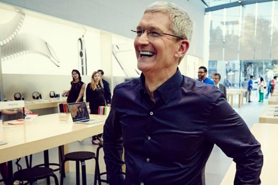 Tim Cook đứng đầu 50 nhà lãnh đạo xuất sắc 2015