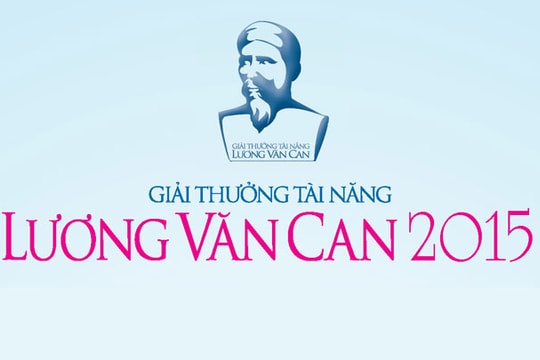 Thể lệ thi Giải thưởng Tài năng Lương Văn Can 2015