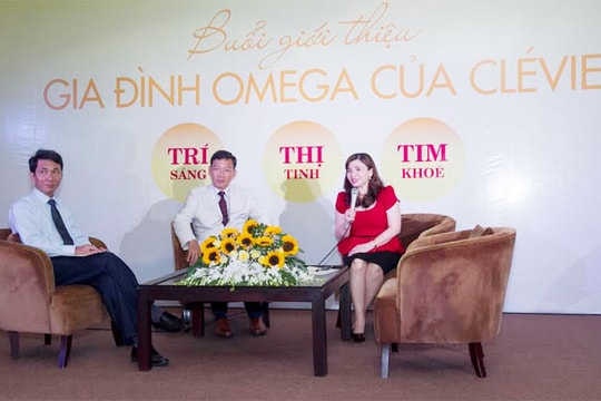 Clévie giới thiệu sản phẩm “Gia đình Omega”