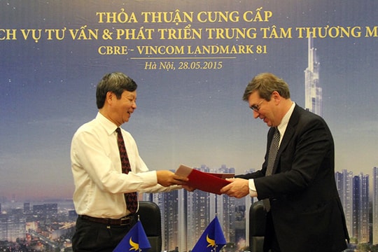 VINGROUP – CBRE:  Hợp tác chiến lược tư vấn và tiếp thị cho Vincom Landmark 81