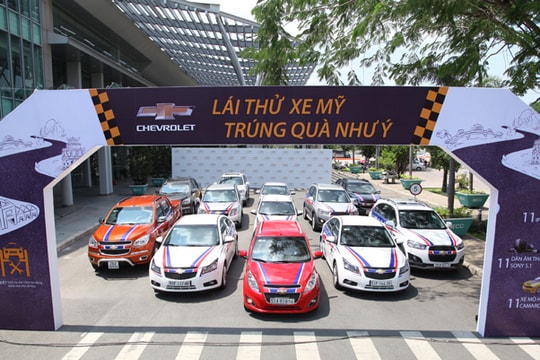 Lái thử xe trúng quà