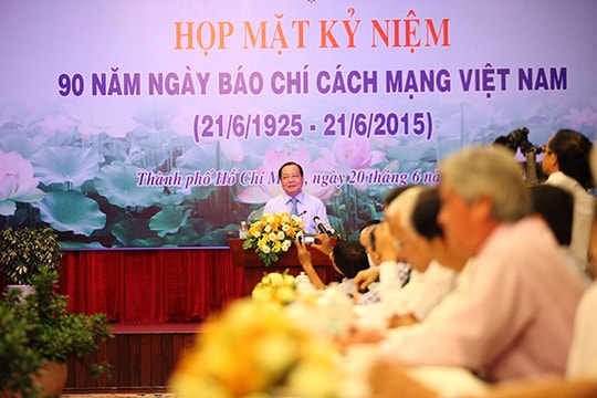 Họp mặt kỷ niệm 90 năm Ngày Báo chí Cách mạng Việt Nam tại TP.HCM