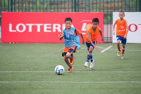 Lotteria tiếp tục thách thức đam mê bóng đá thiếu nhi