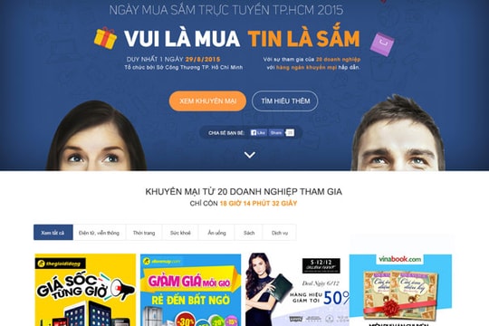Khuyến mại trực tuyến "Vui là mua, tin là sắm"