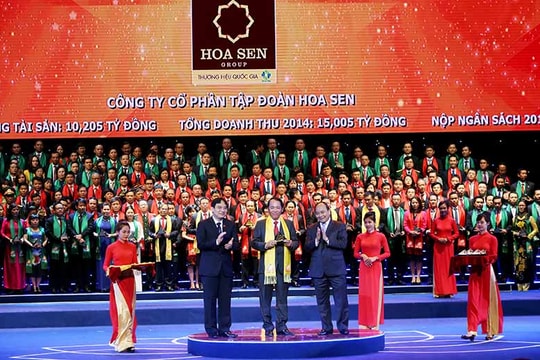 Tập đoàn Hoa Sen thuộc top 10 Sao Vàng Đất Việt