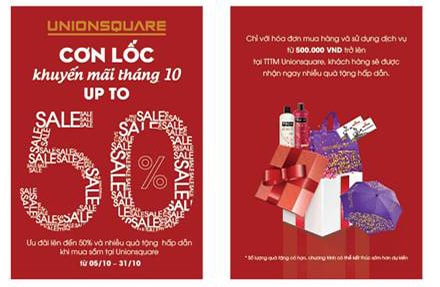 Khuyến mãi tại UNIONSQUARE