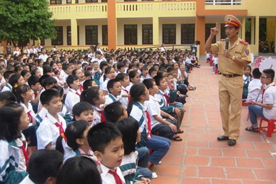 TP.HCM: Đảm bảo trật tự an toàn giao thông trong học đường