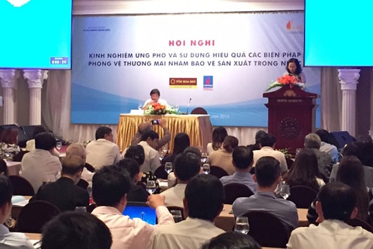 Hội nghị "Kinh nghiệm ứng phó và sử dụng hiệu quả các biện pháp Phòng vệ thương mại nhằm bảo vệ sản xuất trong nước"