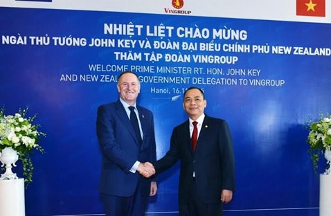 Thủ tướng New Zealand thăm Tập đoàn Vingroup