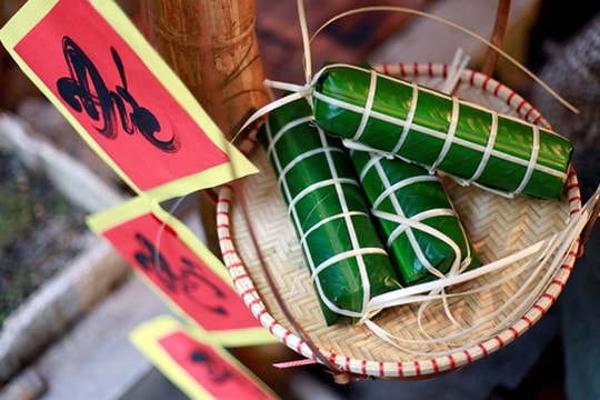 Độc đáo bánh chưng của người Thái ở Tây Bắc